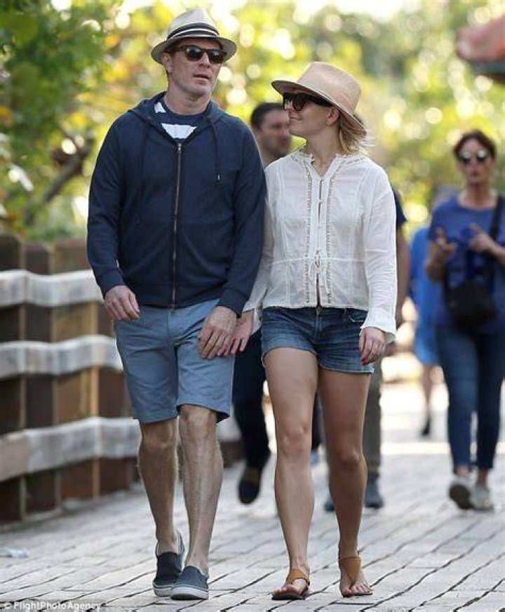 Chef Bobby Flay looks smitten with girlfriend Helene Yorke