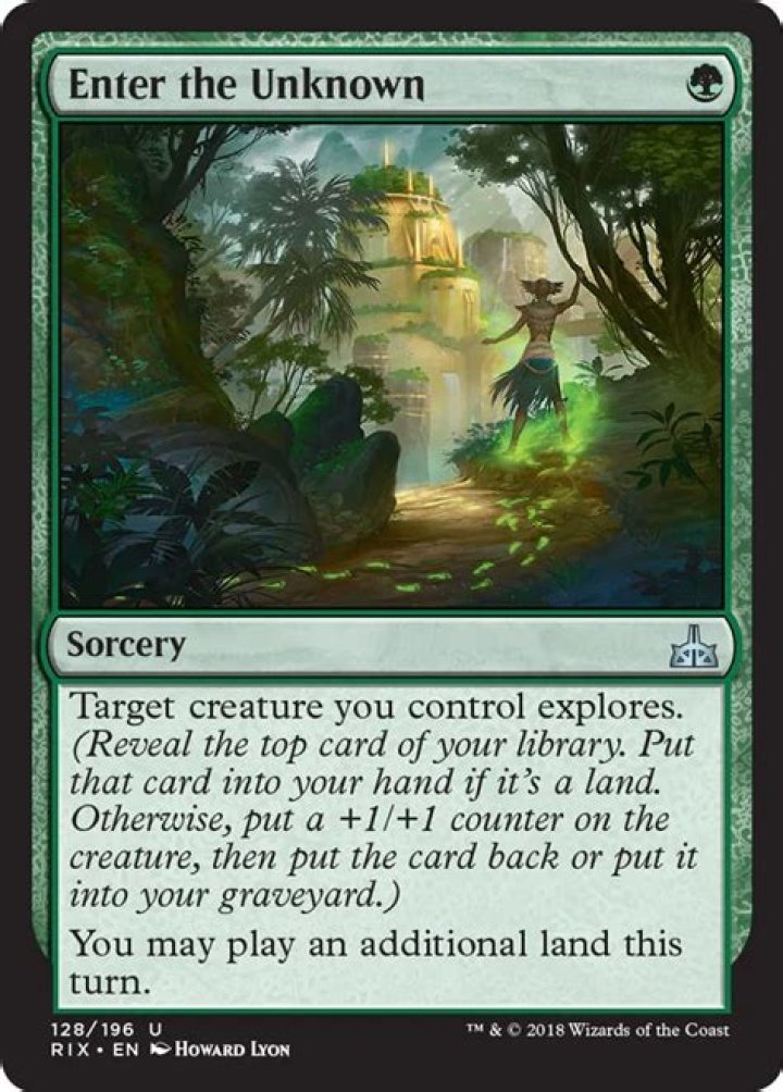 Enter the Unknown · Rivals of Ixalan (RIX) 128 · Scryfall Magic The