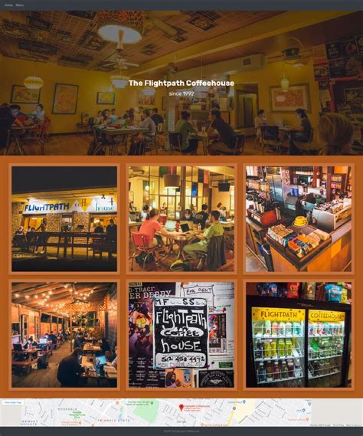 Flightpath Coffeehouse Website Design on Behance