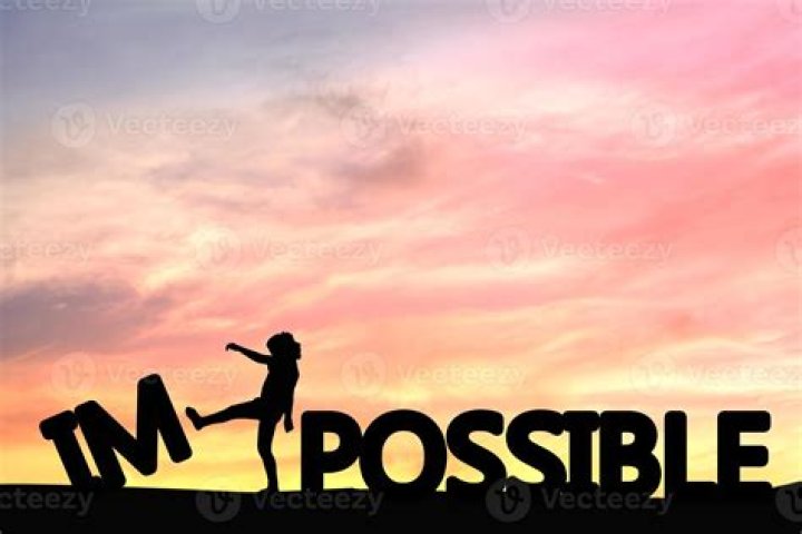 Making impossible possible 1979448 Stock Photo at Vecteezy