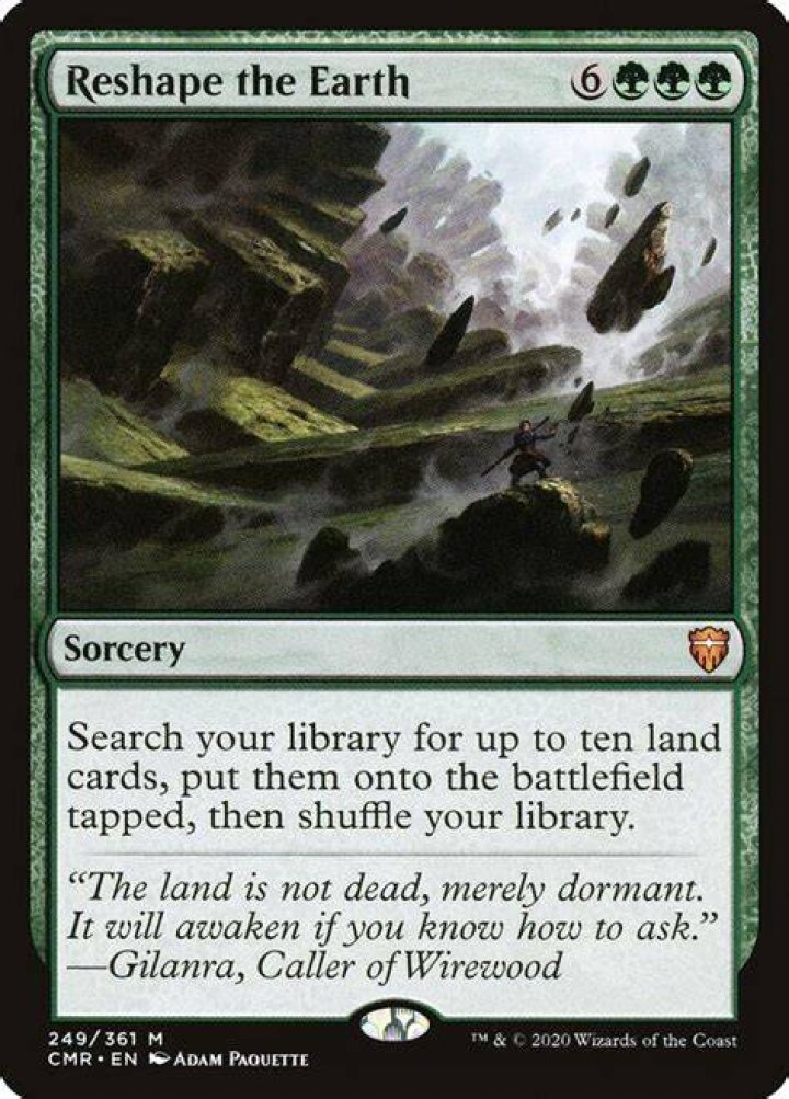 Reshape the Earth · Commander Legends (CMR) 683 · Scryfall Magic The