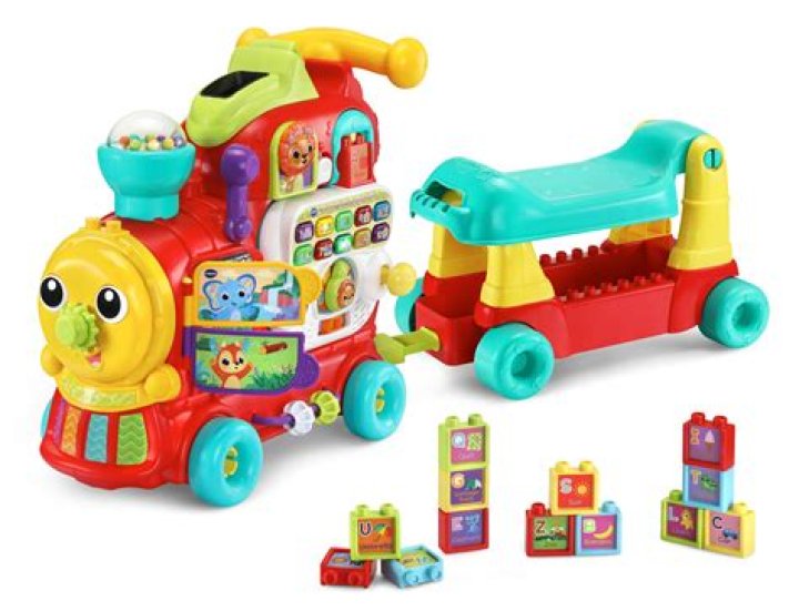 VTech 4in1 Learning Letters Train SittoStand Walker, Rideon Toy